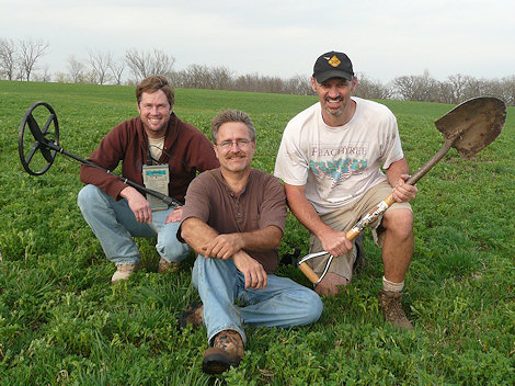 With Robert Ward and Karl Aston in the putative strewn field