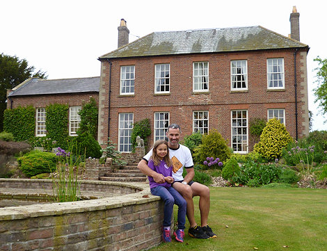 With Maddie at the Wold Cottage