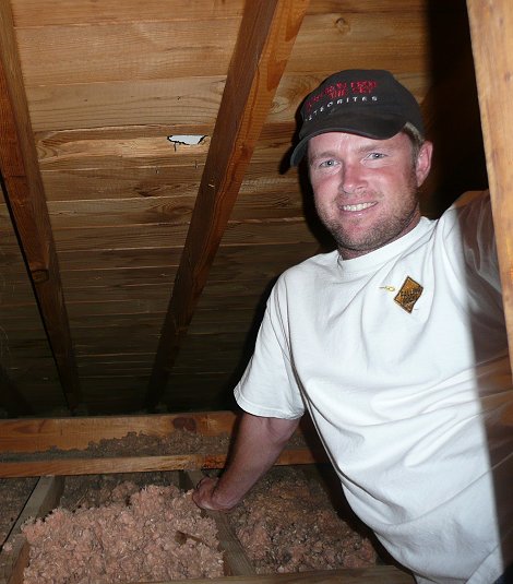 Robert Ward in the attic