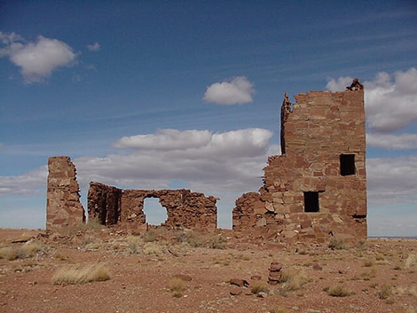 American Meteorite Museum ruins circa 2008