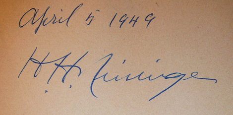Author's inscription