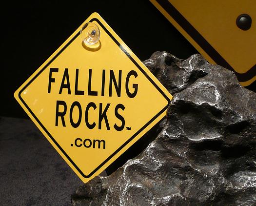 Falling Rocks Sign